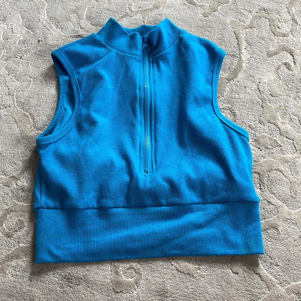 Blue tank top